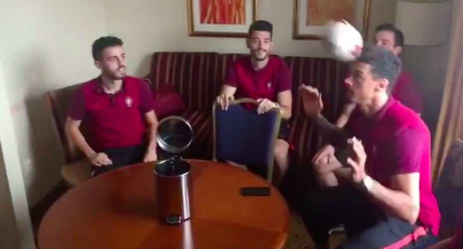 Vídeo Partilhado Pelos Jogadores Mostra o Talento Da Seleção Portuguesa