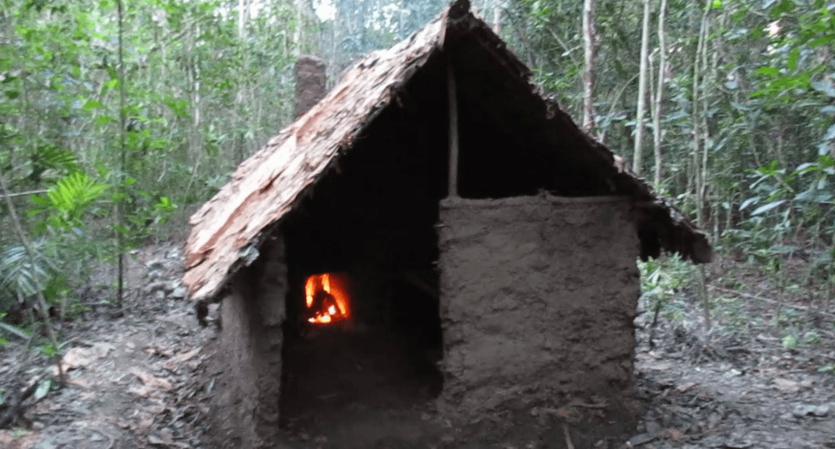 Como Construir Uma Cabana Na Floresta Usando Apenas Elementos Da Natureza