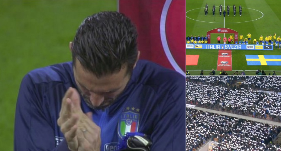Buffon Aplaudiu Hino Sueco… Enquanto Todo o Estádio Assobiava