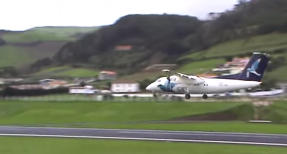 Ventos Cruzados Nos Açores Obrigam a Abortar Aterragem Num Voo Da SATA