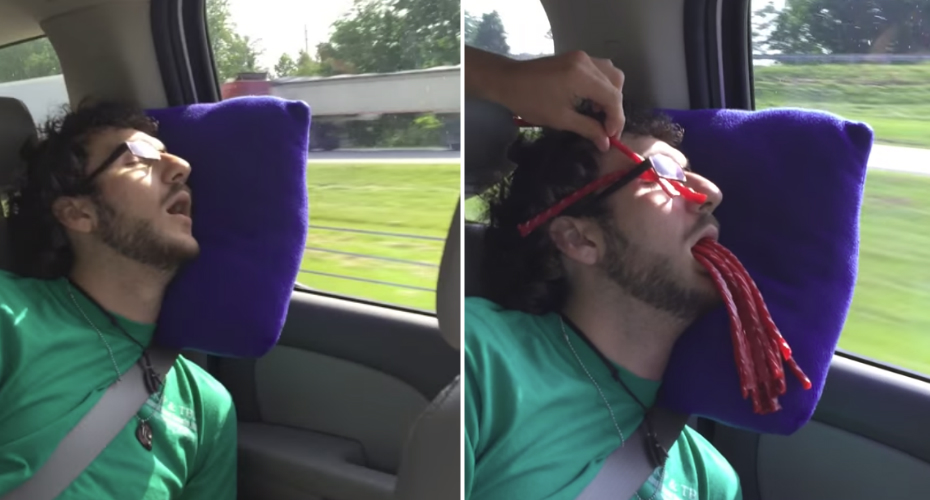 VIDEO: O Perigo De Adormecer Durante Uma Viagem De Carro Com Amigos