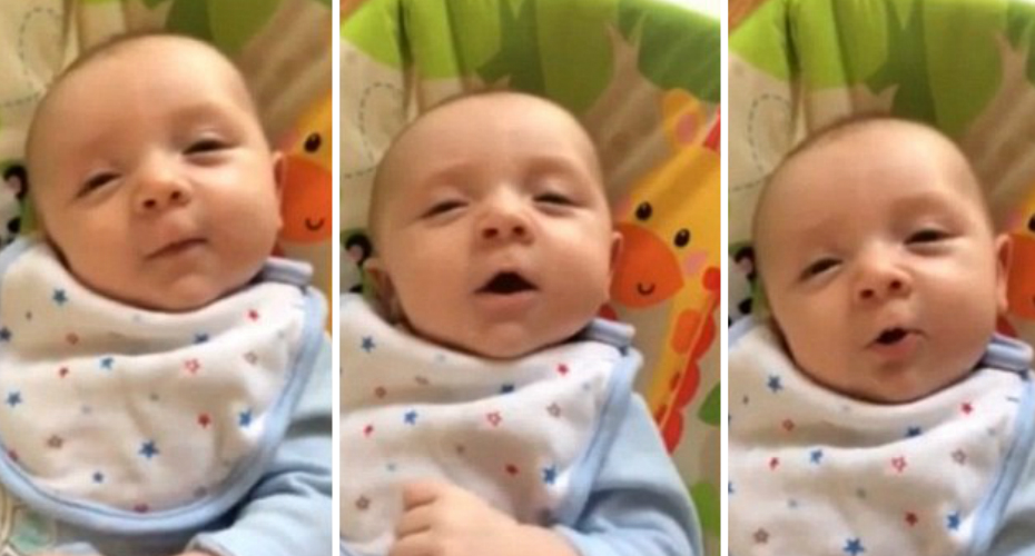 VIDEO: O Lindo Momento Em Que Bebé De 7 Semanas Diz “Olá” Para a Mãe Pela Primeira Vez