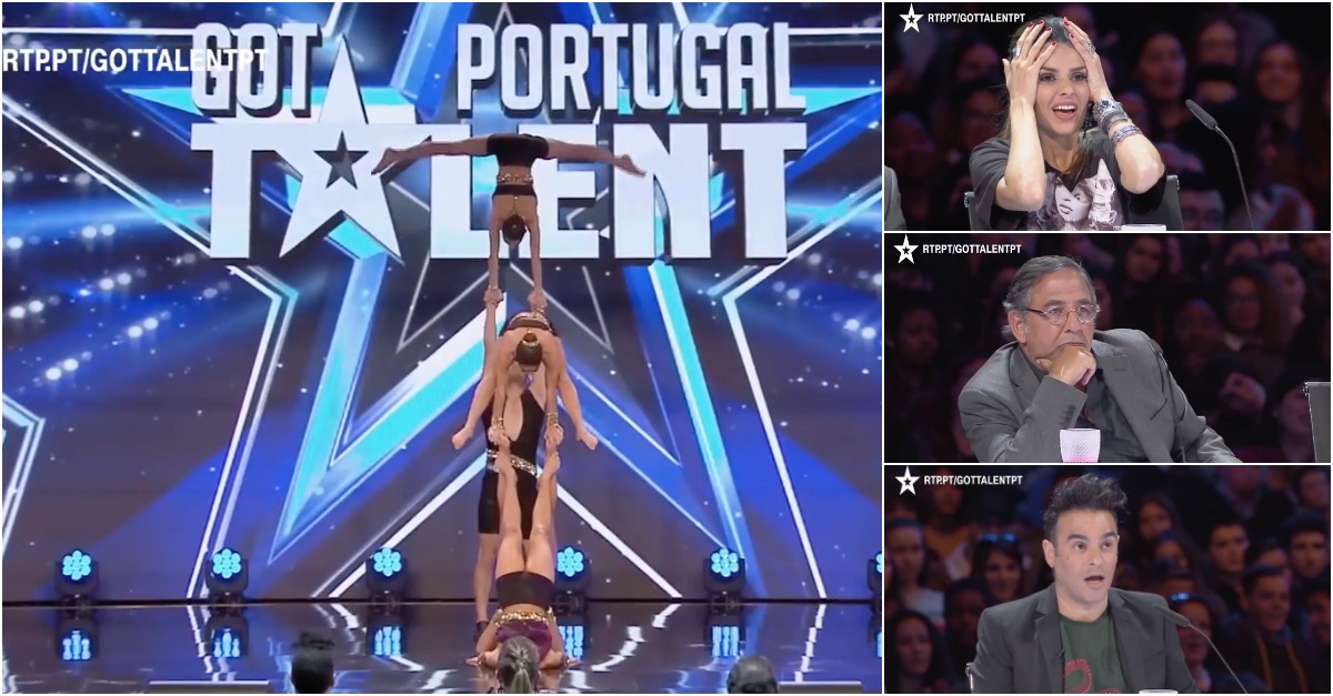 Grupo AcroTeam Ganha o 1º botão Dourado Do Got Talent Portugal Com Atuação Surpreendente