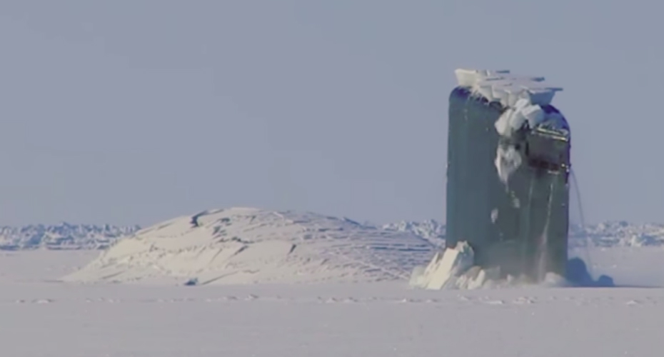 VIDEO: Vídeo Revela Como Submarino Surge à Superfície Após Perfurar Espessa Camada De Gelo Do Ártico