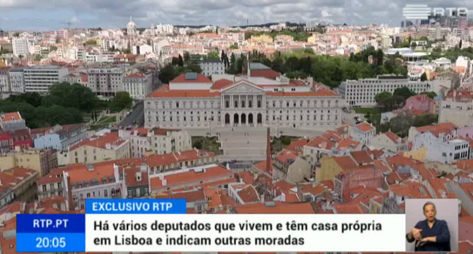 Há Vários Deputados Que Vivem e Têm Casa Própria Em Lisboa e Indicam Outras Moradas Para Receber Ajudas De Custo
