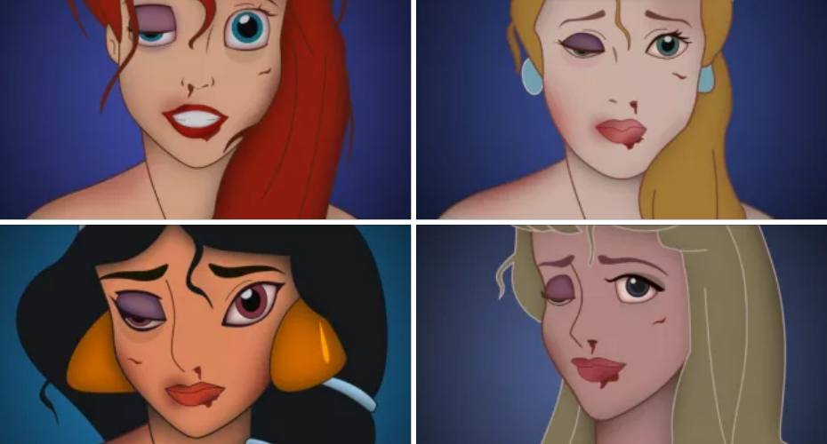 Campanha Contra Violência Doméstica Retratada Através Das Princesas Da Disney