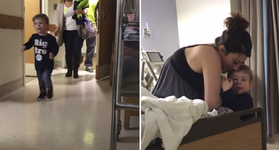 Menino De 2 Anos Tem Emocionante Reação Ao Conhecer Irmão Mais Novo Pela Primeira Vez