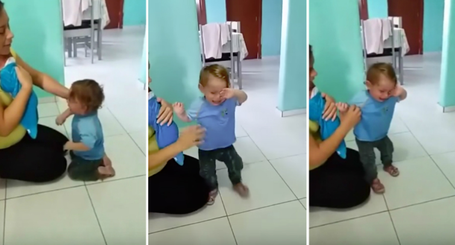 Ficará Encantado Ao Ver Qual a Razão Que Levou Esta Criança a Chorar Tanto
