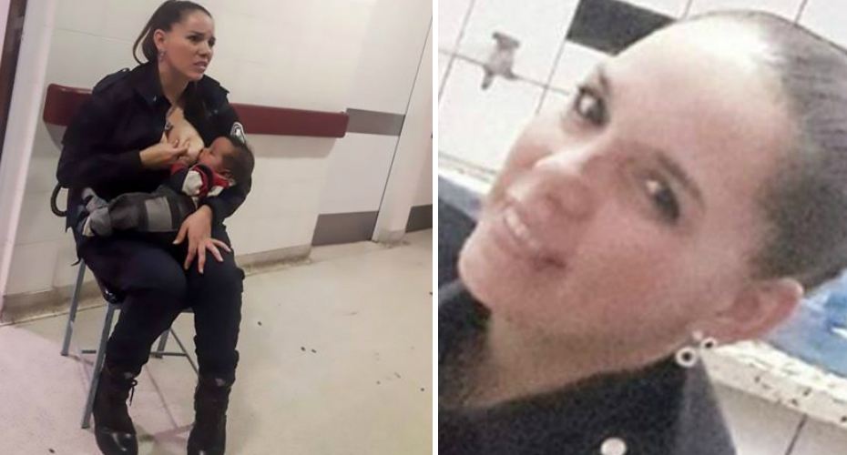 Polícia Dá De Mamar A Bebé Faminto Num Hospital