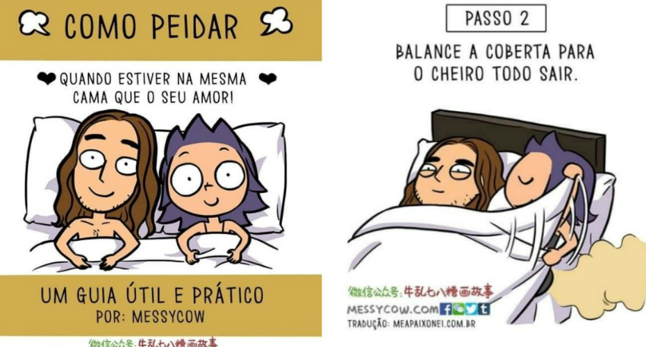 As Várias Formas De Dar Um Peido Quando Está Na Cama Com a Sua Cara Metade
