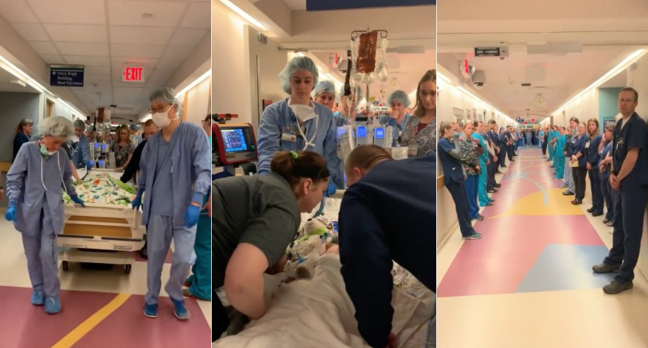Hospital Presta Homenagem a Criança Dadora Minutos Antes De Morrer