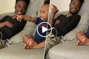 Adorável “Conversa” Entre Pai e Filho Bebé Torna-se Viral. Veja Porquê