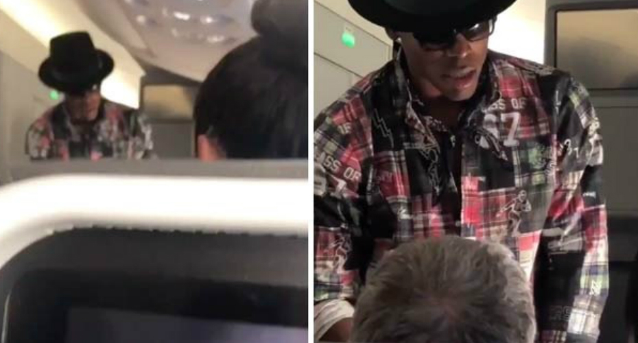 Passageiro Recusa 1.500 Dólares Para Trocar De Lugar Com o Jugador Da NFL, Cam Newton Passageiro Recusa 1.500 Dólares Para Trocar De Lugar Com o Jugador Da NFL, Cam Newton
