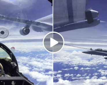 Imagens a Partir Do Cockpit De Um F/A-18 Revelam Momento De Reabastecimento Aéreo