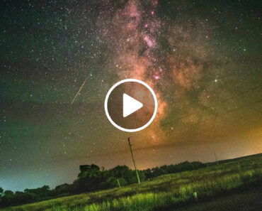 A Rotação Da Terra Visualizada Através De Timelapse Da Via Láctea A Rotação Da Terra Visualizada Através De Timelapse Da Via Láctea