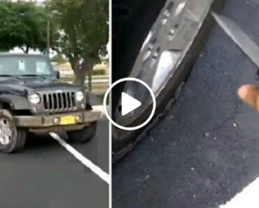 Automobilista Vinga-se Em Veículo Mal Estacionado Ao Esvaziar-lhe Os Pneus Automobilista Vinga-se Em Veículo Mal Estacionado Ao Esvaziar-lhe Os Pneus