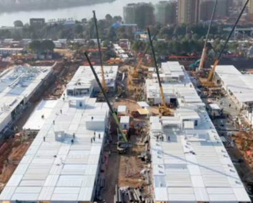 VIDEO: Hospital De Wuhan Já Foi inaugurado: Veja Como a China Construiu Um Hospital De 25.000 m² Em 10 Dias