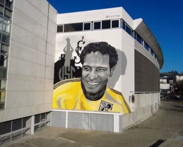 Mural No D. Afonso Henriques Em Homenagem a Neno Está Concluído