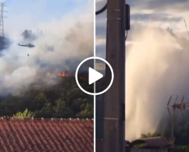 Vídeo Mostra Momento Da Queda De Helicóptero Durante Combate Ao Fogo Em Amares