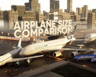 Uma Comparação Visual Dos Tamanhos De Diferentes Modelos De Aeronaves Uma Comparação Visual Dos Tamanhos De Diferentes Modelos De Aeronaves