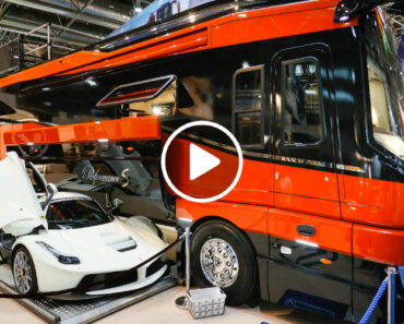 Conheça a Autocaravana Que Custa 5 Milhões e Que Traz Consigo Um Ferrari LaFerrari