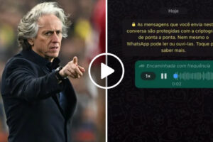 Áudio De Jorge Jesus “Vazou”: “Não Falei De Dinheiro Com o Flamengo”