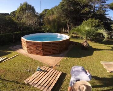 Arquiteto Ensina a Fazer Uma Piscina Com Paletes Por Apenas 90 Euros Arquiteto Ensina a Fazer Uma Piscina Com Paletes Por Apenas 90 Euros