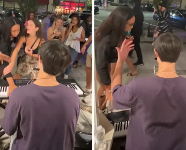 Jovem Rouba Gorjetas e Derruba Piano De Músico De Rua Jovem Rouba Gorjetas e Derruba Piano De Músico De Rua