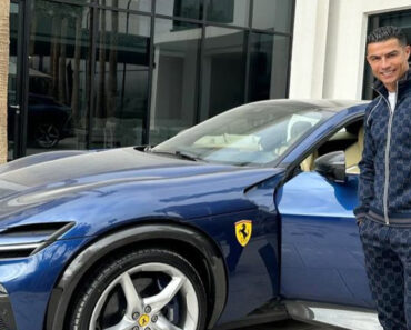 Cristiano Ronaldo Mostra o Novo Ferrari Que Adicionou à Sua Garagem