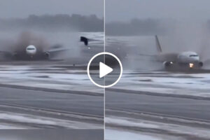 Avião Derrapa Em Pista Com Gelo No Aeroporto Da Lituânia