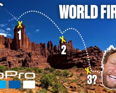 O Primeiro Triplo-Salto De BASE Jump Do Mundo Aconteceu No Deserto Do Utah O Primeiro Triplo-Salto De BASE Jump Do Mundo Aconteceu No Deserto Do Utah