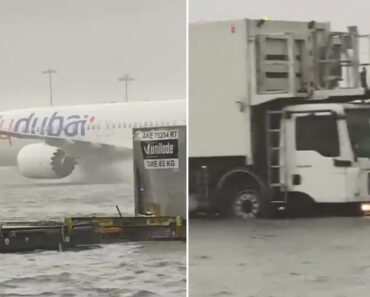 Aviões Aterram Em “Lago” No Aeroporto Do Dubai Após Chuvas Fortes