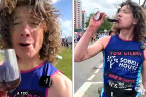 Correu a Maratona De Londres e Parou 25 Vezes Para… Beber Vinho