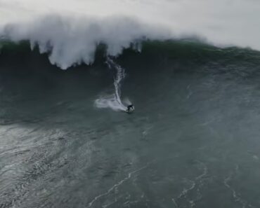 Uma Sessão De Surf Épica Nas Monstruosas Ondas Da Nazaré