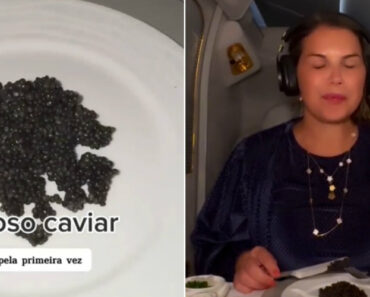 Katia Aveiro Prova Caviar Pela 1ª Vez e Continua a Preferir Um Churrasquinho