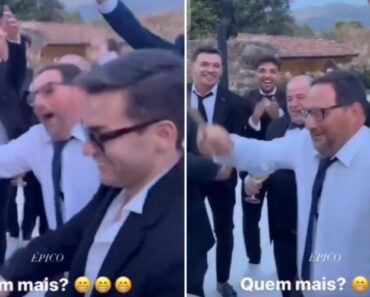 Paulinho Parte a Louça Toda No Casamento De Nuno Santos Ao Ritmo Da Música De… Paulinho