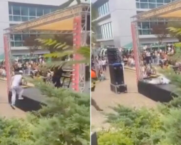 Pedro Mafama Mede Mal a Altura Do Palco e Cai Em Pleno Concerto No Lagoas Park Pedro Mafama Mede Mal a Altura Do Palco e Cai Em Pleno Concerto No Lagoas Park