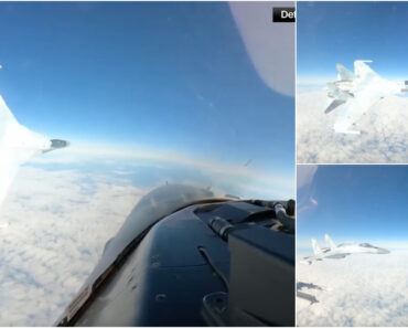 Caça Russo Filmado a Provocar Avião Dos EUA Nos Céus Do Alasca
