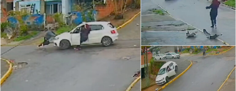 Mulher Tenta Pôr Carro a Pegar Ao Empurrão e o Veículo Acaba Por Descer Desgovernado Uma Avenida Mulher Tenta Pôr Carro a Pegar Ao Empurrão e o Veículo Acaba Por Descer Desgovernado Uma Avenida
