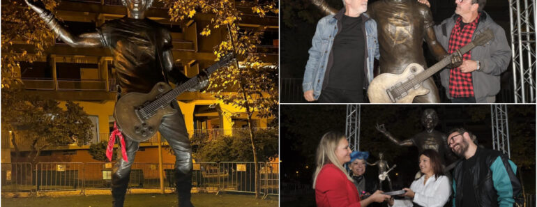 Zé Pedro Dos Xutos & Pontapés é Eternizado Em Lisboa Com Estátua e Jardim Em Sua Homenagem Zé Pedro Dos Xutos & Pontapés é Eternizado Em Lisboa Com Estátua e Jardim Em Sua Homenagem