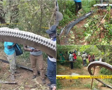 Anel Metálico Com 500 Kg Caiu Do Espaço Numa Aldeia No Sul Do Quénia Anel Metálico Com 500 Kg Caiu Do Espaço Numa Aldeia No Sul Do Quénia