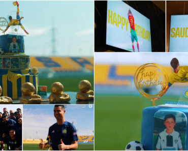 Al-Nassr Surpreende Cristiano Ronaldo Com Bolo De Aniversário Especial Al-Nassr Surpreende Cristiano Ronaldo Com Bolo De Aniversário Especial