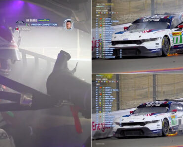 Ford Mustang GT3 De Bernardo Sousa Incendiou Durante o Mundial De Resistência Ford Mustang GT3 De Bernardo Sousa Incendiou Durante o Mundial De Resistência