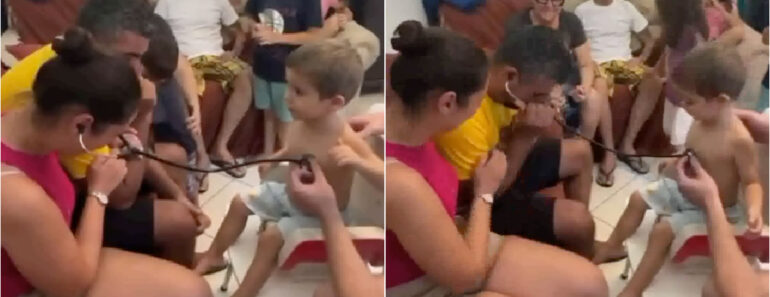 Pais Emocionam-se Ao Ouvir Coração Do Filho Falecido No Peito De Menino Transplantado Pais Emocionam-se Ao Ouvir Coração Do Filho Falecido No Peito De Menino Transplantado