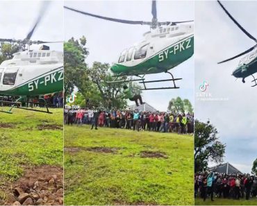 Agarrou-se a Helicóptero Para Apanhar “Boleia” No Quénia… Acabou Detido