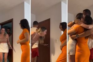 Casal Revela Gravidez Aos Amigos, Mas São Eles Que Acabam Surpreendidos