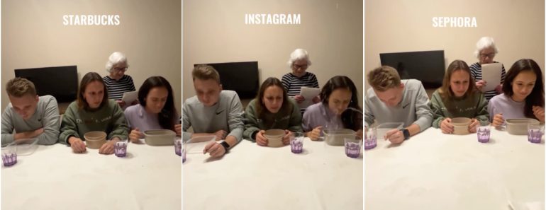 Netos Fazem “Trend Das Marcas” Com a Avó e o Momento Conquistou As Redes Sociais Netos Fazem “Trend Das Marcas” Com a Avó e o Momento Conquistou As Redes Sociais