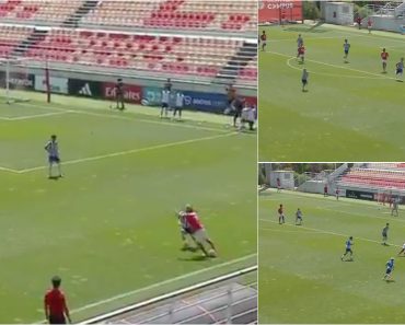 Jogador Sub-17 Do Benfica Brilha Com “Cabrito” No Jogo Do Título Diante Do FC Porto Jogador Sub-17 Do Benfica Brilha Com “Cabrito” No Jogo Do Título Diante Do FC Porto