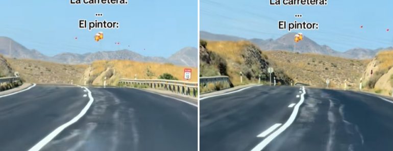 Linhas Tortas Em Estrada Espanhola Causam Riso Nas Redes Sociais Linhas Tortas Em Estrada Espanhola Causam Riso Nas Redes Sociais