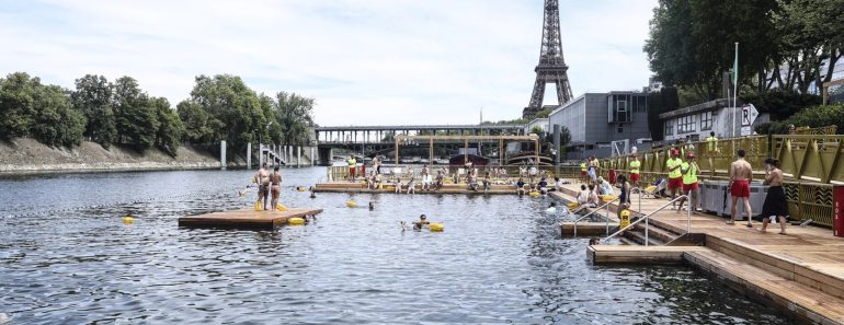 Paris Reabre Partes Do Sena à Natação Pela 1.ª Vez Em Mais De 100 Anos Paris Reabre Partes Do Sena à Natação Pela 1.ª Vez Em Mais De 100 Anos